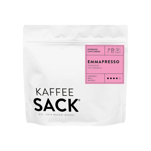 Emmapresso (Honduras) Front Render - Kaffeesack. Die Rösterei
