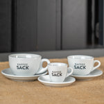 Katschupino Doppio Tasse + Untertasse - Kaffeesack. Die Rösterei